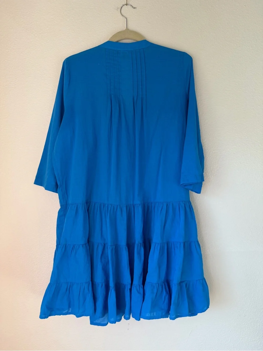 J. Crew Tiered Cotton Mini Dress, Size Medium